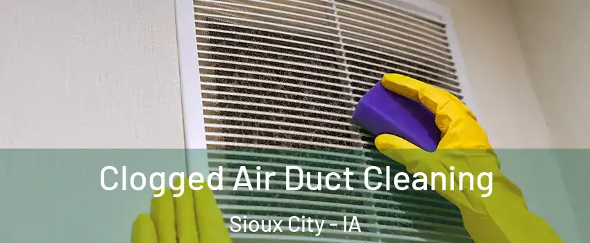  Clogged Air Duct Cleaning Sioux City - IA