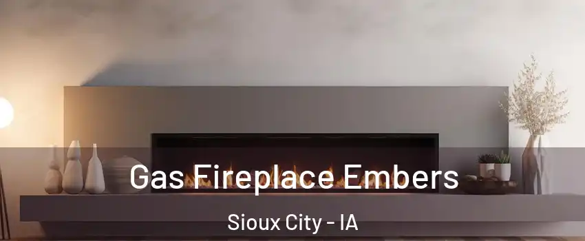  Gas Fireplace Embers Sioux City - IA