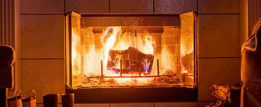 Mendota Hearth Landscape Fireplace Installation in Sioux City, Iowa