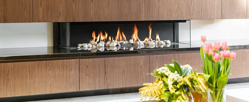 Double-height Fireplace Design Refurbishment in Sioux City, Iowa