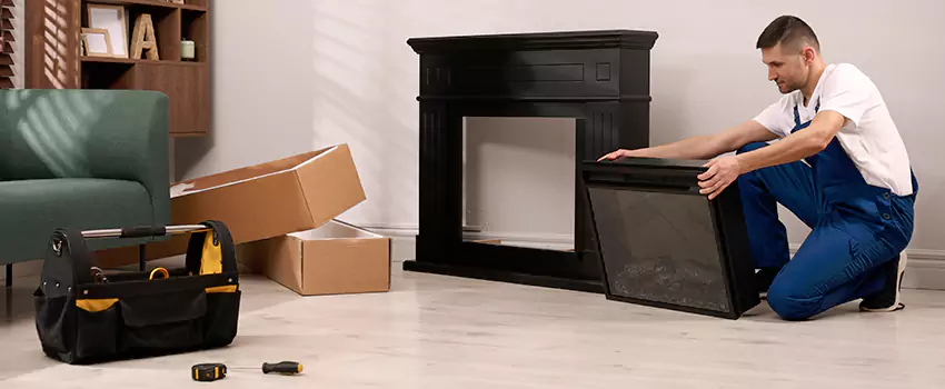 Old Rusted Metal Fireplace Repair And Replacement in Sioux City, IA