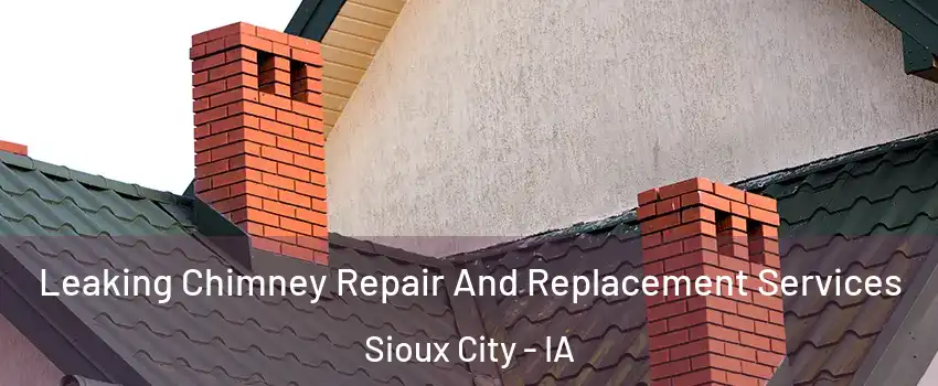 Leaking Chimney Repair And Replacement Services Sioux City - IA